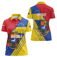Personalized Republic of Venezuela Women Polo Shirt Flag Color Inspired