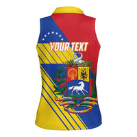 Personalized Republic of Venezuela Women Sleeveless Polo Shirt Flag Color Inspired