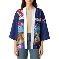 Personalised Australia Kangaroo Koala Kimono Aussie Flag Inspired