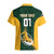 Custom South Africa Rugby Hawaiian Shirt Springboks Go Champions Protea Pattern - Wonder Print Shop