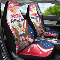Polish-American Heritage Month Car Seat Cover Eagle Curve Style - Wonder Print Shop
