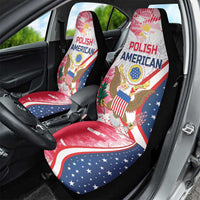 Polish-American Heritage Month Car Seat Cover Eagle Curve Style - Wonder Print Shop