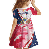 Personalized Polish-American Heritage Month Family Matching Long Sleeve Bodycon Dress and Hawaiian Shirt Eagle Curve Style - Wonder Print Shop