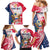 Personalized Polish-American Heritage Month Family Matching Mermaid Dress and Hawaiian Shirt Eagle Curve Style - Wonder Print Shop