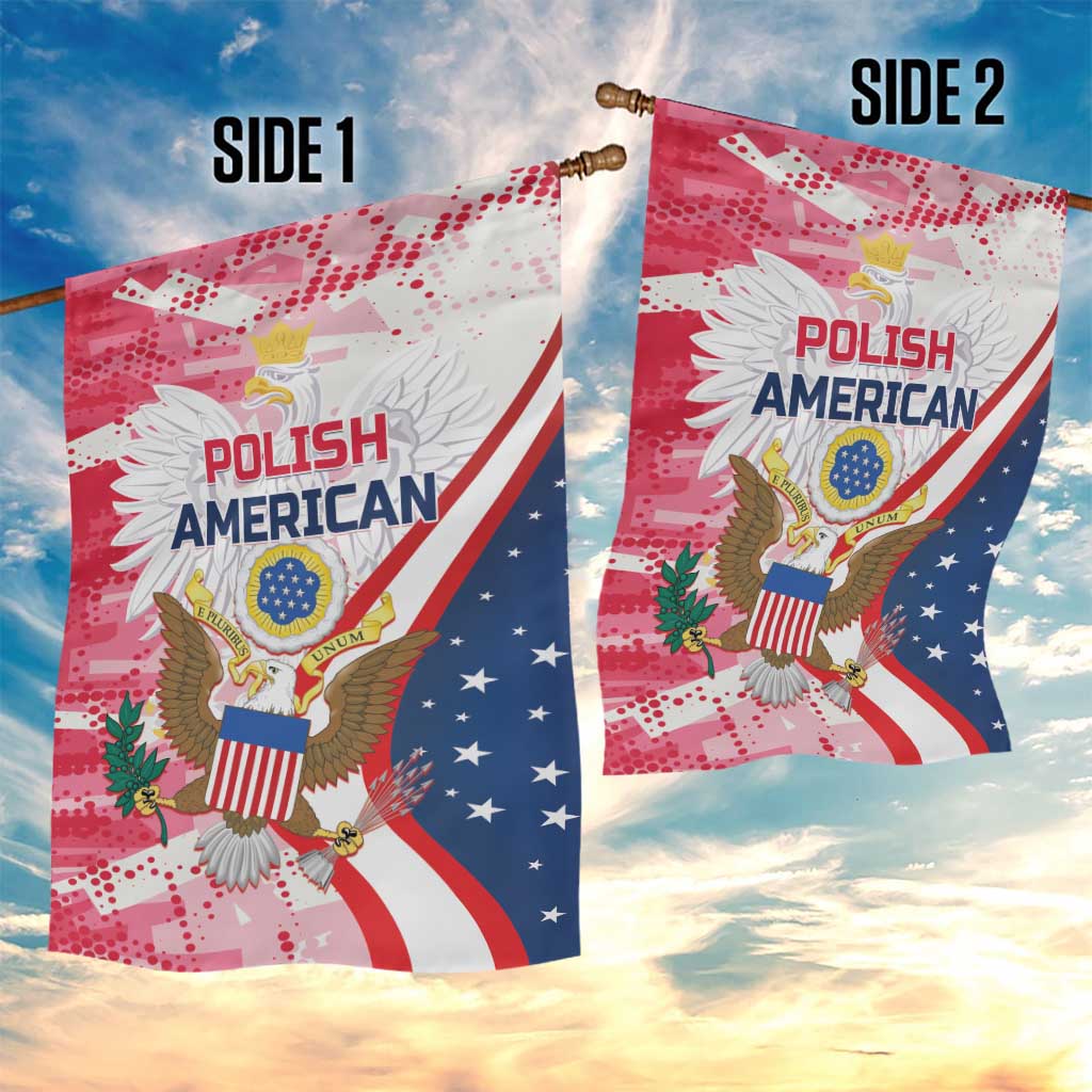 Polish-American Heritage Month Garden Flag Eagle Curve Style - Wonder Print Shop