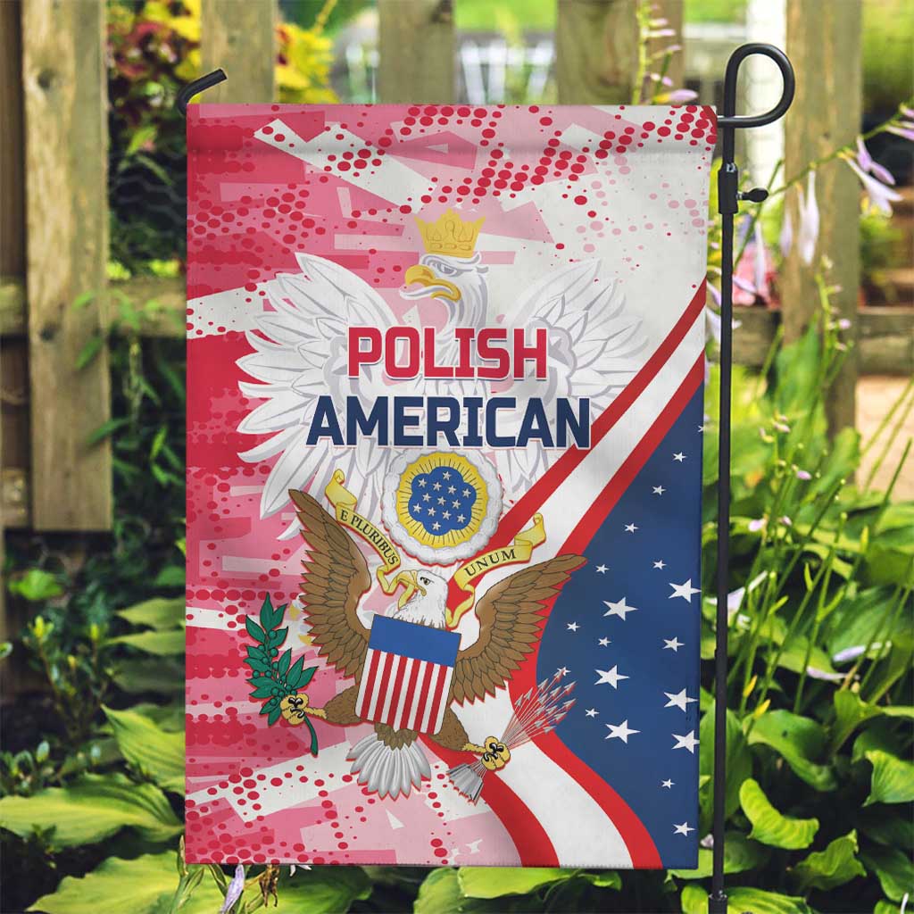 Polish-American Heritage Month Garden Flag Eagle Curve Style - Wonder Print Shop