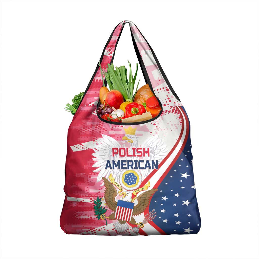 Polish-American Heritage Month Grocery Bag Eagle Curve Style