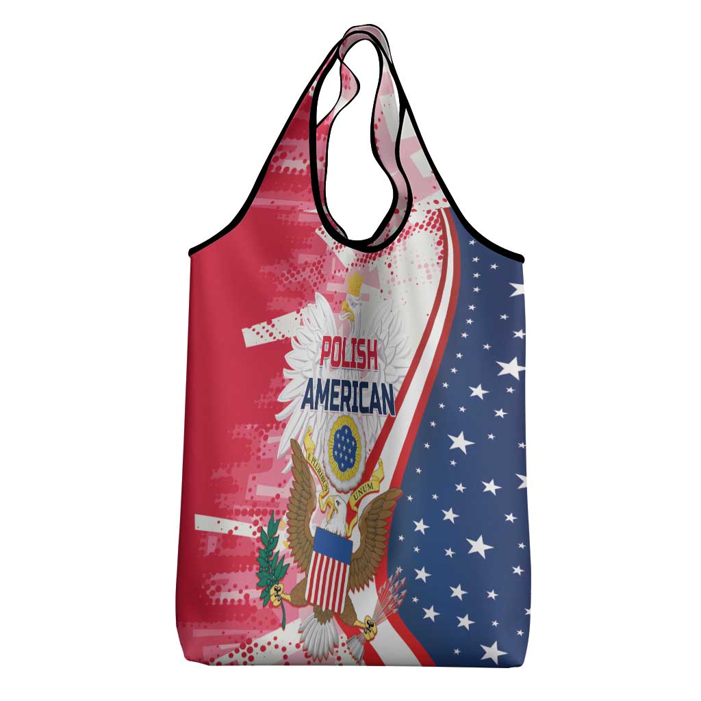 Polish-American Heritage Month Grocery Bag Eagle Curve Style