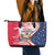 Polish-American Heritage Month Leather Tote Bag Eagle Curve Style - Wonder Print Shop