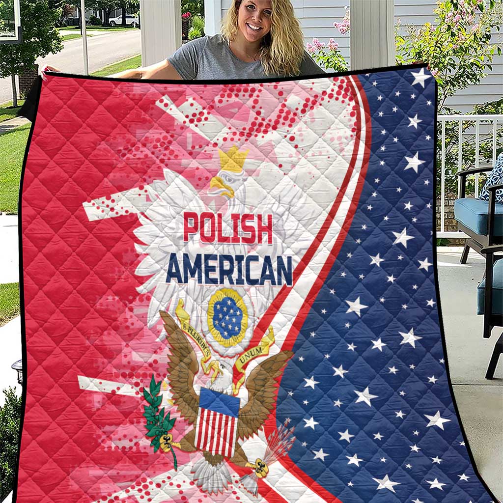Polish-American Heritage Month Quilt Eagle Curve Style - Wonder Print Shop
