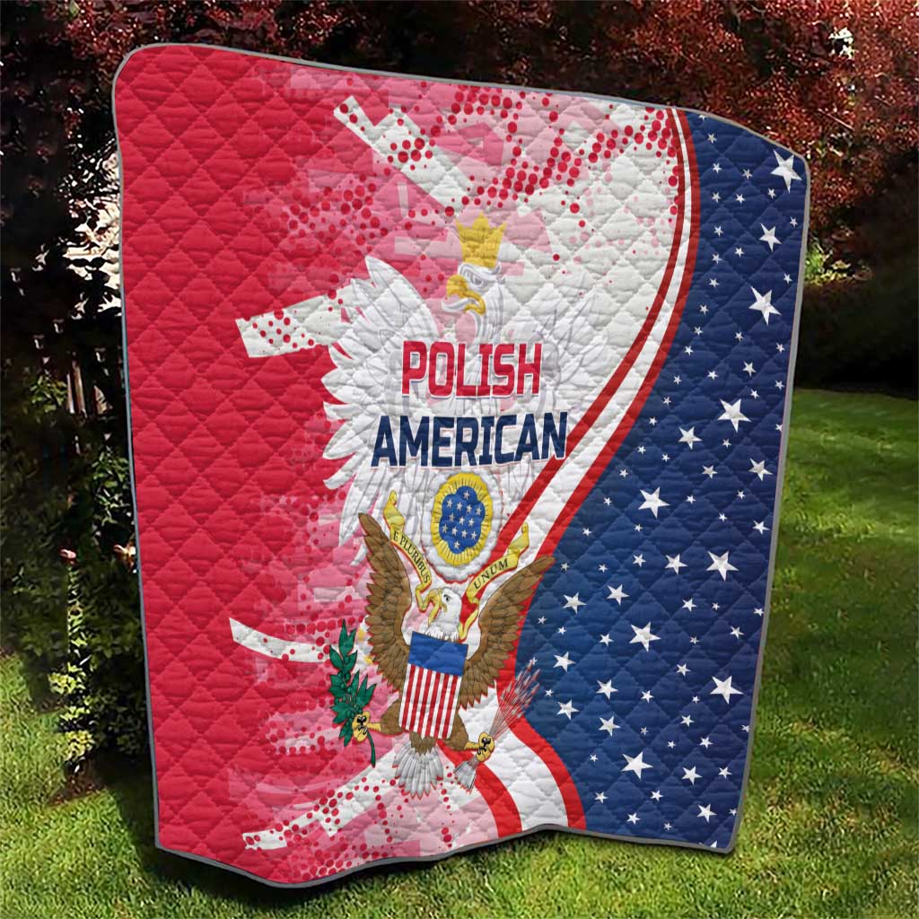 Polish-American Heritage Month Quilt Eagle Curve Style - Wonder Print Shop