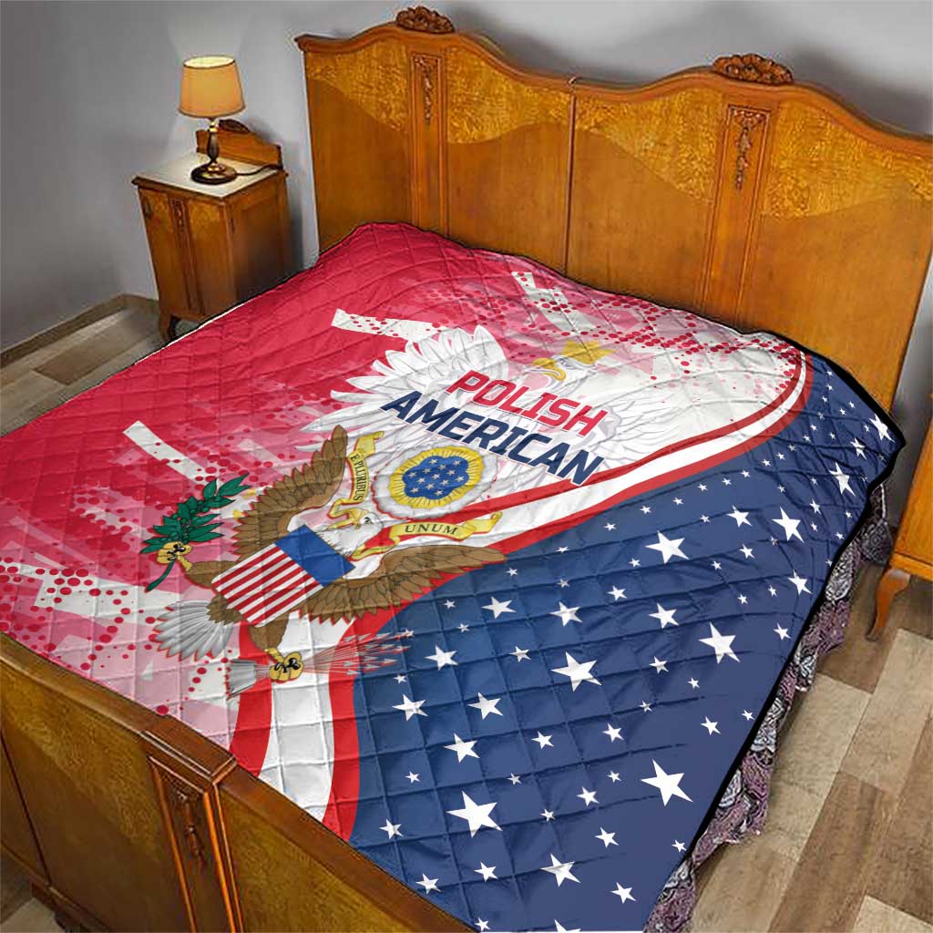 Polish-American Heritage Month Quilt Eagle Curve Style - Wonder Print Shop