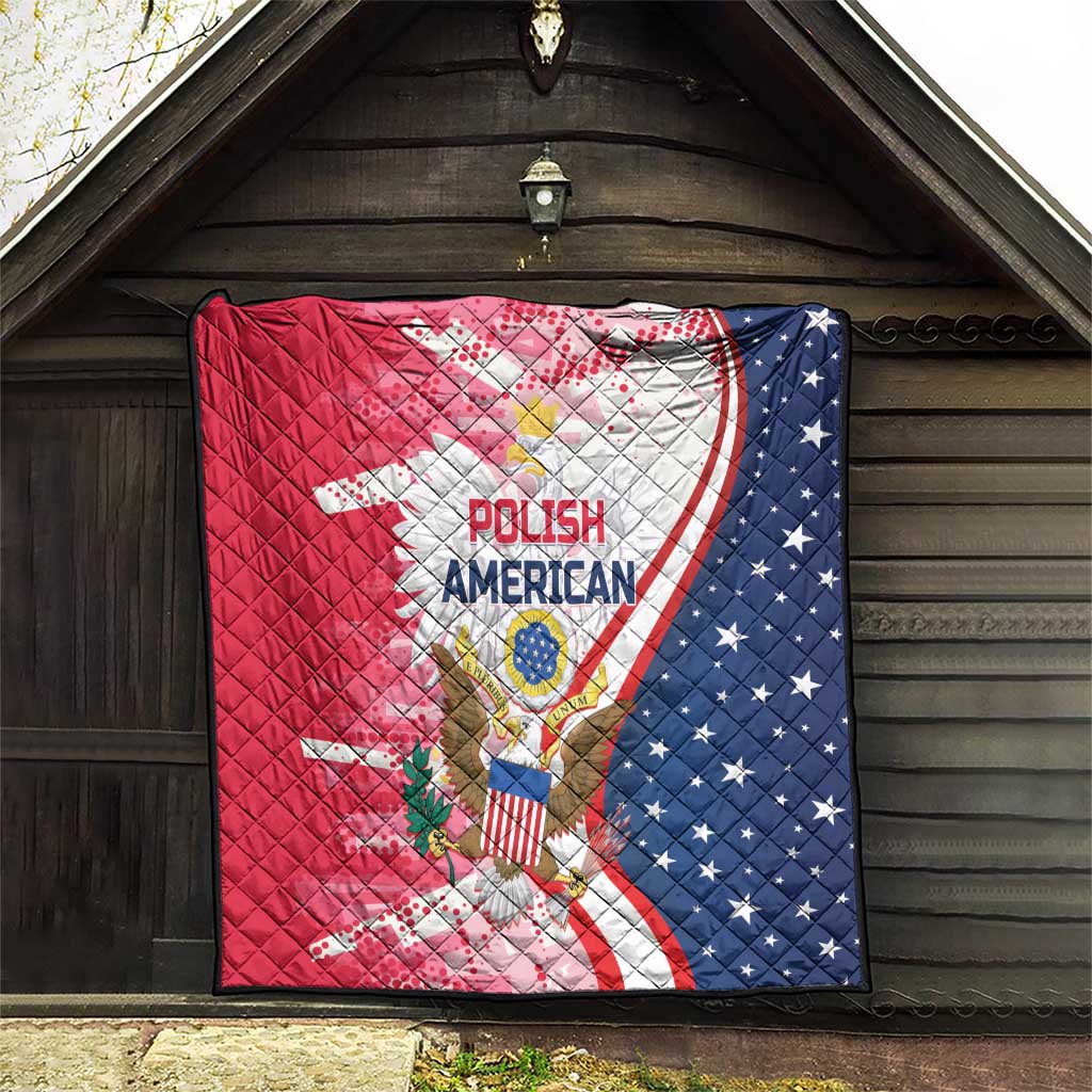 Polish-American Heritage Month Quilt Eagle Curve Style - Wonder Print Shop