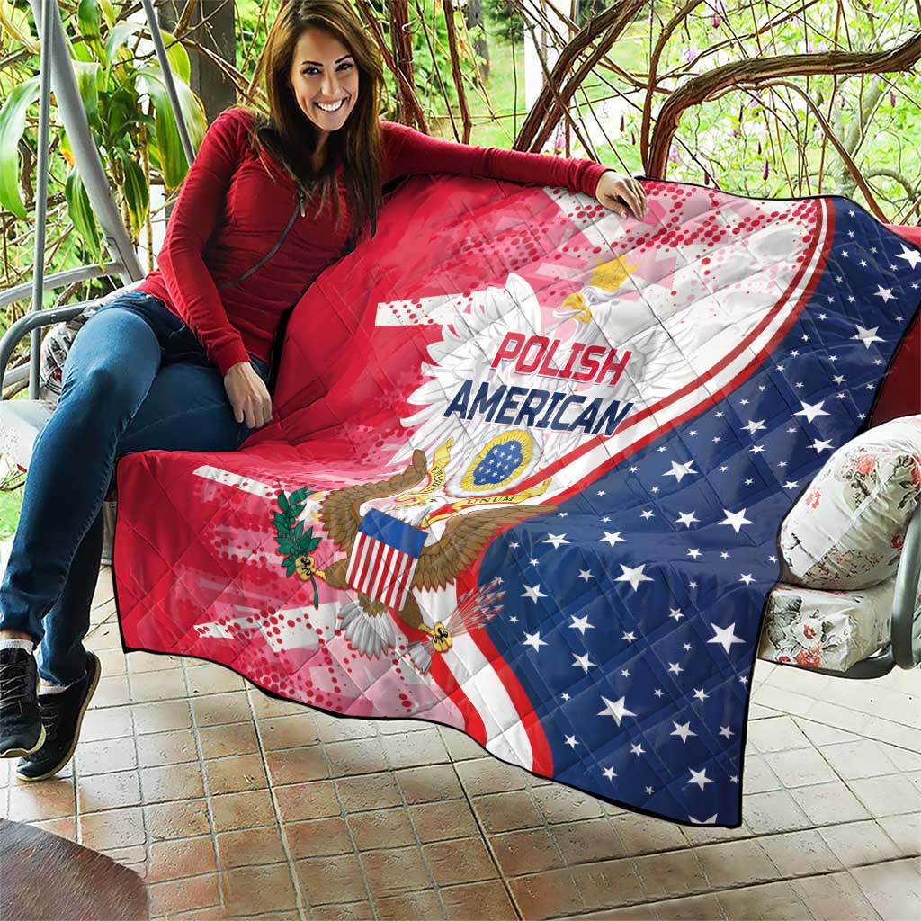 Polish-American Heritage Month Quilt Eagle Curve Style - Wonder Print Shop
