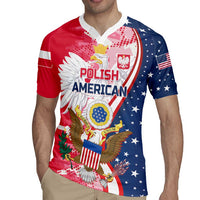 Personalized Polish-American Heritage Month Rugby Jersey Eagle Curve Style - Wonder Print Shop