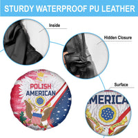 Polish-American Heritage Month Spare Tire Cover Eagle Curve Style - Wonder Print Shop