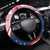Polish-American Heritage Month Steering Wheel Cover Eagle Curve Style - Wonder Print Shop