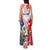 Personalized Polish-American Heritage Month Tank Maxi Dress Eagle Curve Style - Wonder Print Shop