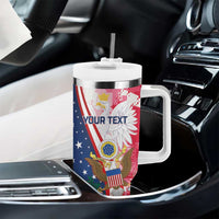 Personalized Polish - American Heritage Month Tumbler With Handle Eagle Curve Style - Wonder Print Shop