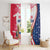 Polish-American Heritage Month Window Curtain Eagle Curve Style - Wonder Print Shop