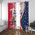 Polish-American Heritage Month Window Curtain Eagle Curve Style - Wonder Print Shop