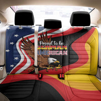 Proud to be German-American Back Car Seat Cover Eagle Heritage Month - Wonder Print Shop