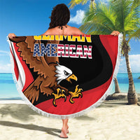Proud to be German-American Beach Blanket Eagle Heritage Month - Wonder Print Shop