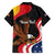 Personalized Proud to be German-American Family Matching Off Shoulder Maxi Dress and Hawaiian Shirt Eagle Heritage Month - Wonder Print Shop