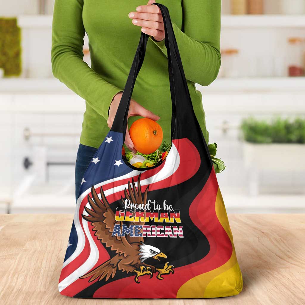 Proud to be German-American Grocery Bag Eagle Heritage Month