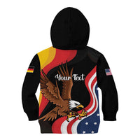 Personalized Proud to be German-American Kid Hoodie Eagle Heritage Month - Wonder Print Shop