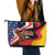 Proud to be German-American Leather Tote Bag Eagle Heritage Month - Wonder Print Shop