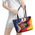 Proud to be German-American Leather Tote Bag Eagle Heritage Month - Wonder Print Shop