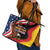 Proud to be German-American Leather Tote Bag Eagle Heritage Month - Wonder Print Shop