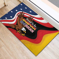 Proud to be German-American Rubber Doormat Eagle Heritage Month - Wonder Print Shop
