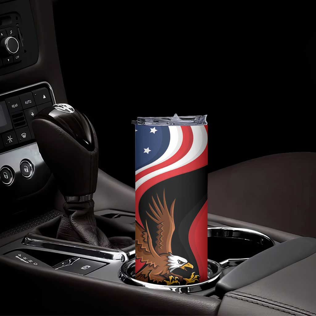 Personalized Proud to be German - American Skinny Tumbler Eagle Heritage Month - Wonder Print Shop