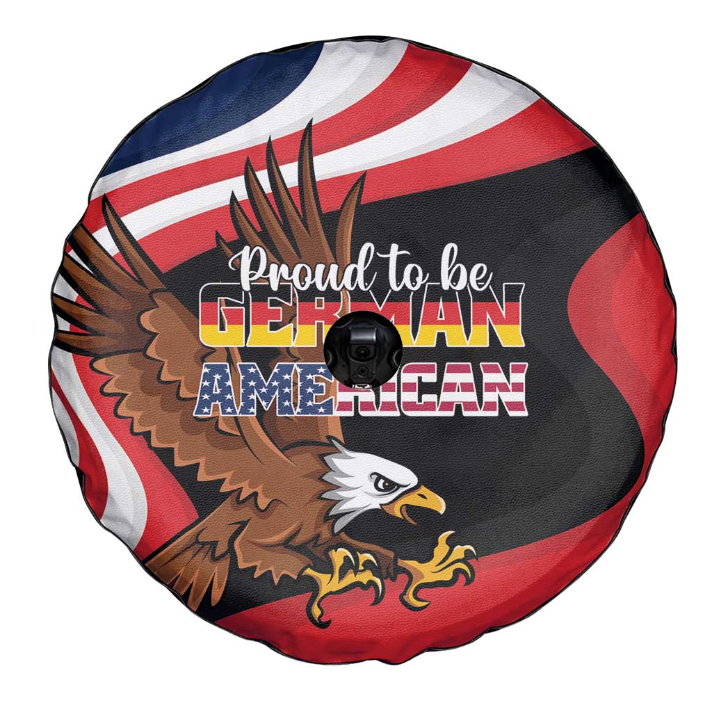 Proud to be German-American Spare Tire Cover Eagle Heritage Month - Wonder Print Shop
