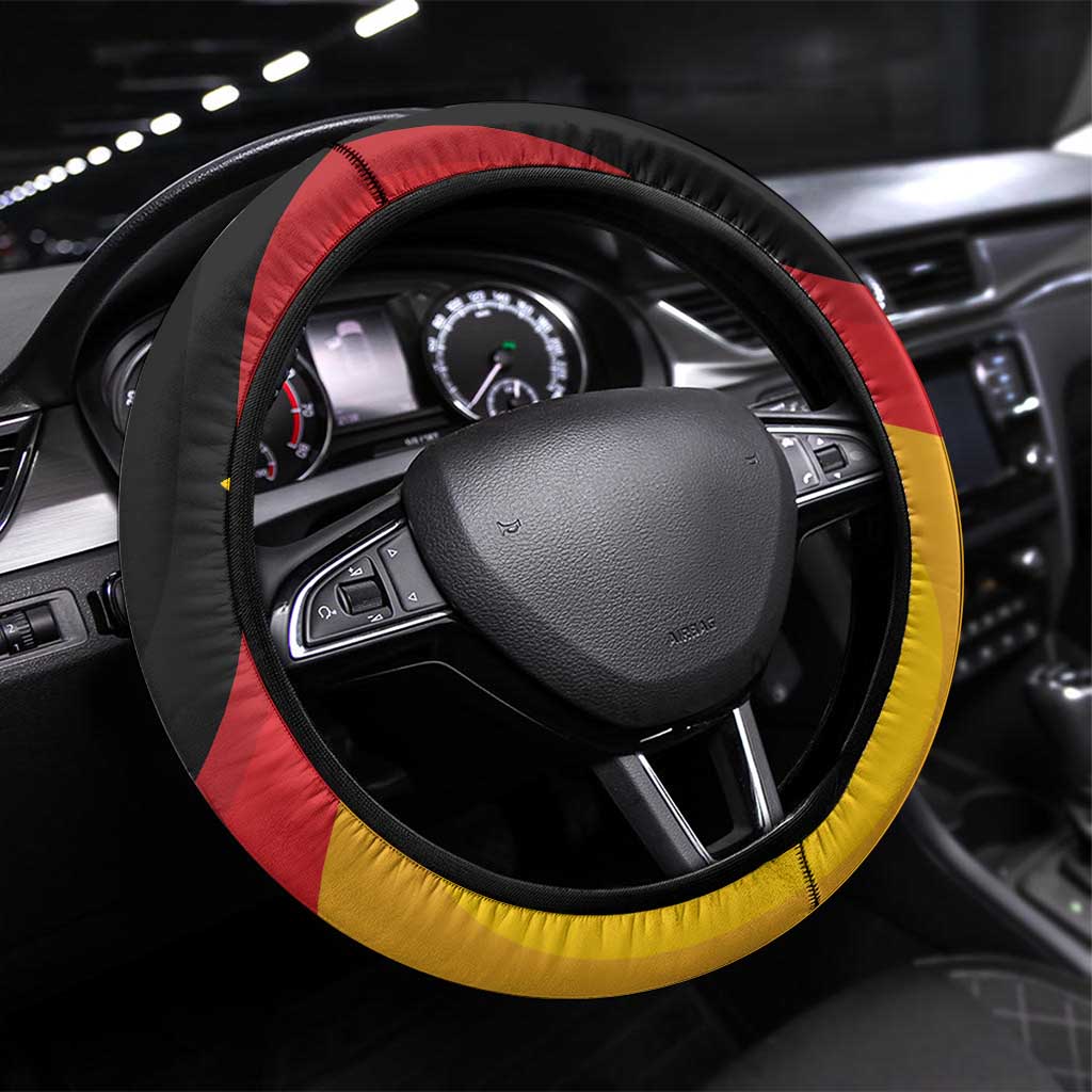 Proud to be German-American Steering Wheel Cover Eagle Heritage Month - Wonder Print Shop