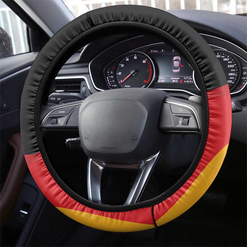 Proud to be German-American Steering Wheel Cover Eagle Heritage Month - Wonder Print Shop