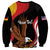 Personalized Proud to be German-American Sweatshirt Eagle Heritage Month - Wonder Print Shop
