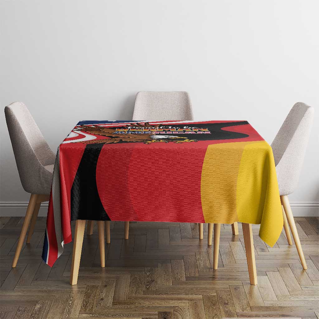 Proud to be German-American Tablecloth Eagle Heritage Month - Wonder Print Shop