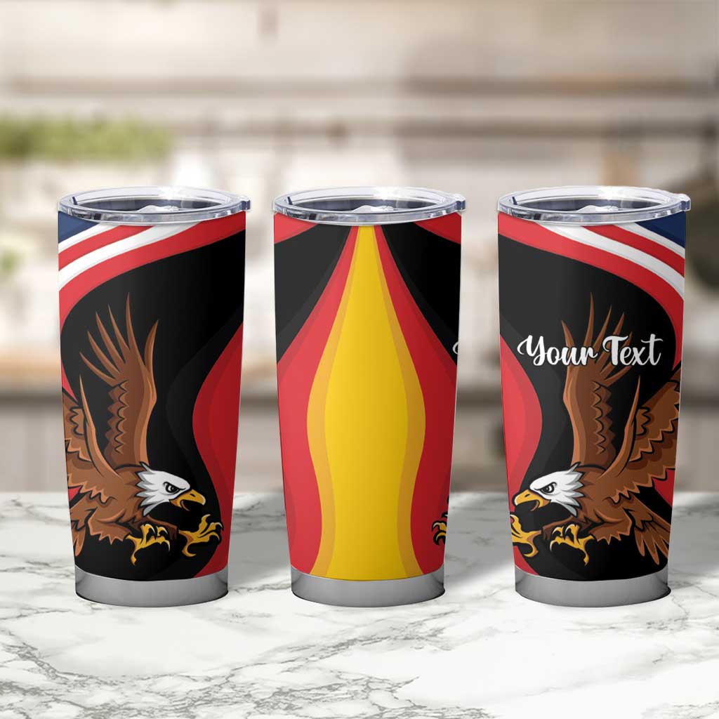 Personalized Proud to be German - American Tumbler Cup Eagle Heritage Month - Wonder Print Shop