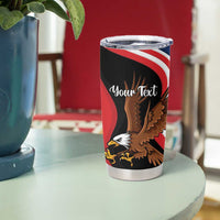 Personalized Proud to be German - American Tumbler Cup Eagle Heritage Month - Wonder Print Shop