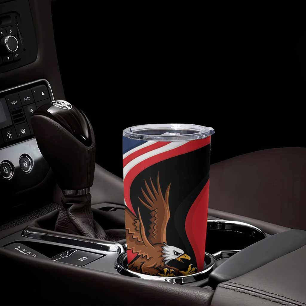 Personalized Proud to be German - American Tumbler Cup Eagle Heritage Month - Wonder Print Shop