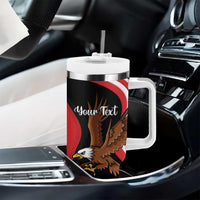 Personalized Proud to be German - American Tumbler With Handle Eagle Heritage Month - Wonder Print Shop