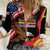 Personalized Proud to be German-American Women Casual Shirt Eagle Heritage Month - Wonder Print Shop
