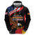Personalized Proud to be German-American Zip Hoodie Eagle Heritage Month - Wonder Print Shop