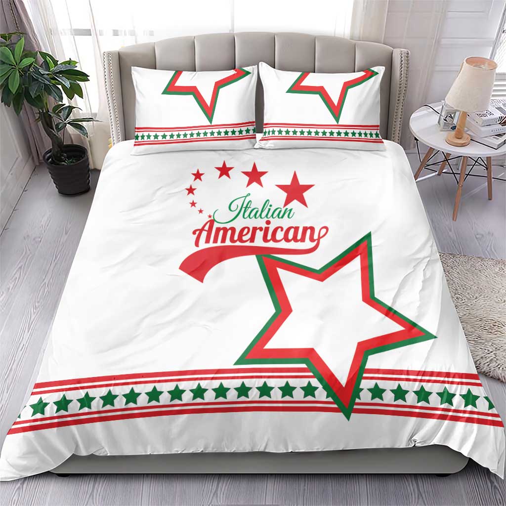 Italian-American Heritage Month Bedding Set Starlight Simple Style - Wonder Print Shop