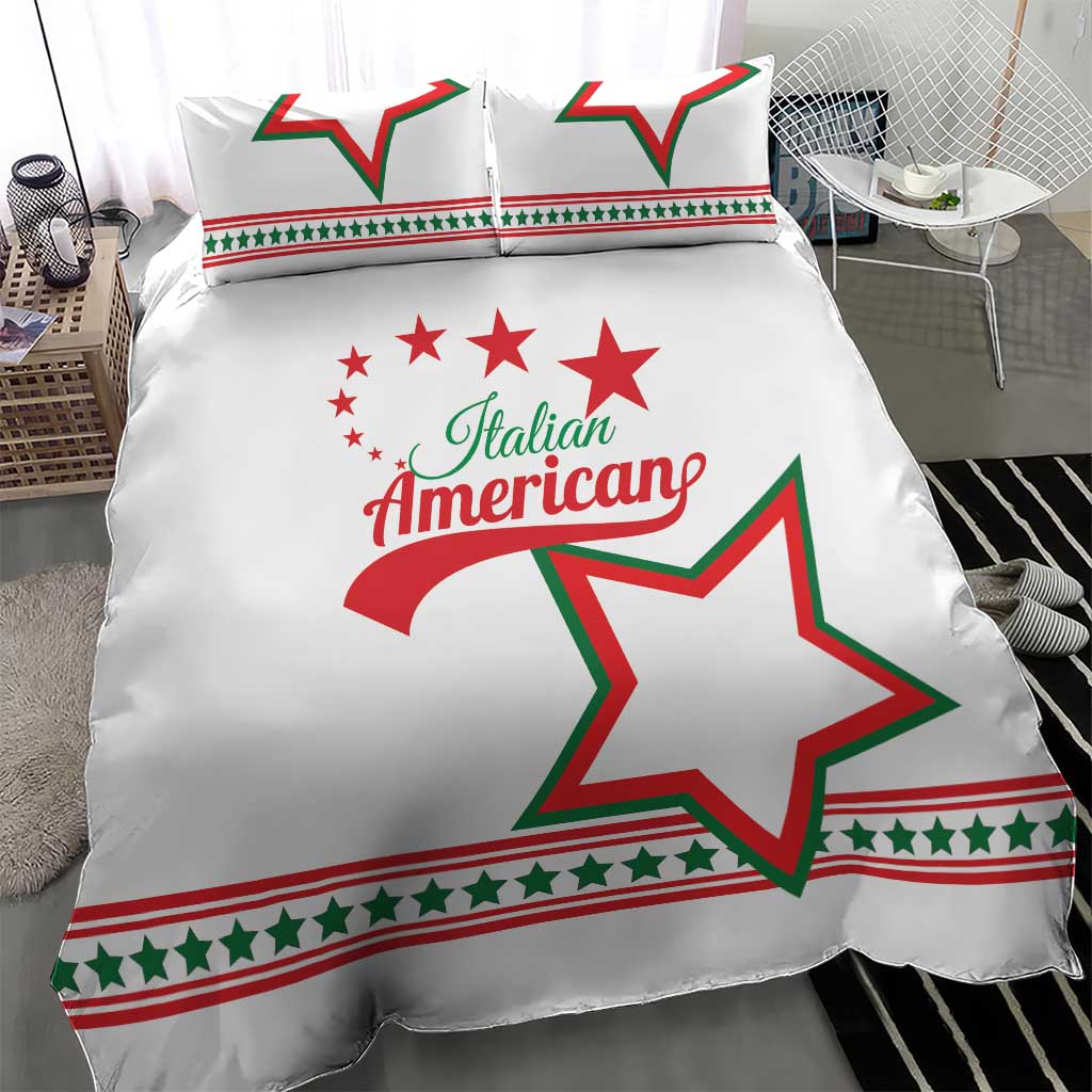 Italian-American Heritage Month Bedding Set Starlight Simple Style - Wonder Print Shop