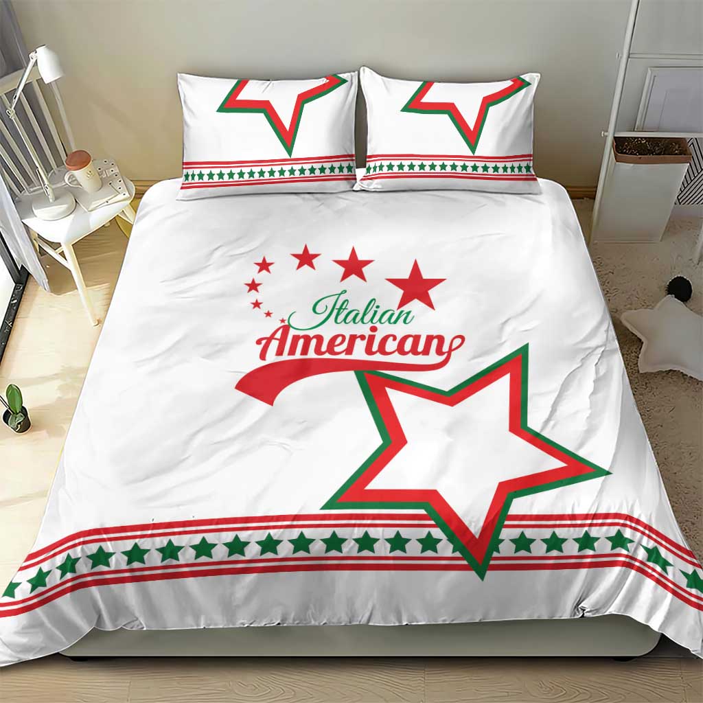 Italian-American Heritage Month Bedding Set Starlight Simple Style - Wonder Print Shop