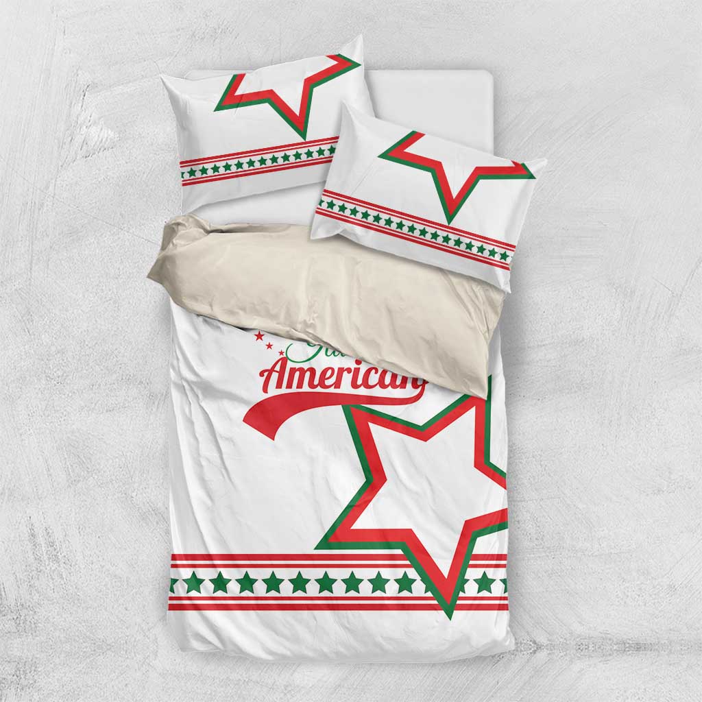 Italian-American Heritage Month Bedding Set Starlight Simple Style - Wonder Print Shop